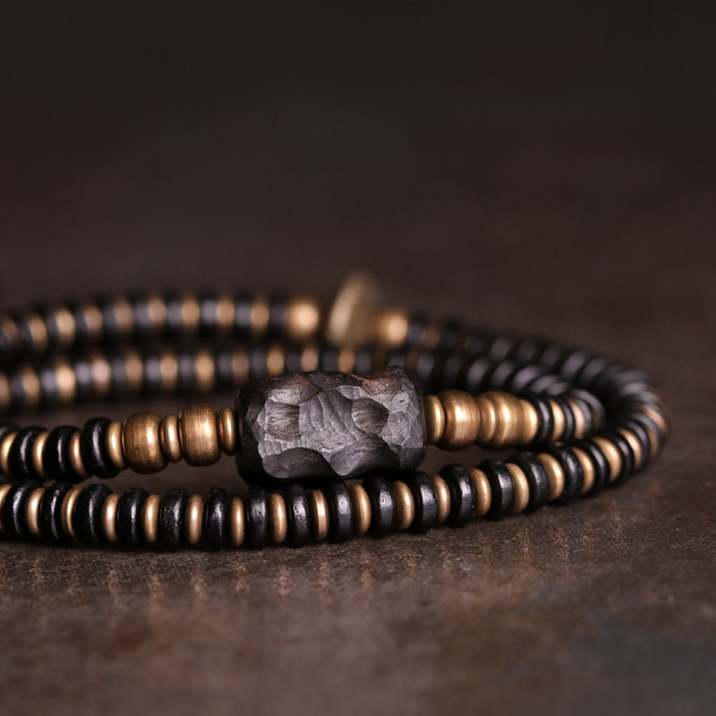 Kailashforce Artisanal Copper Wood Blended Black Sandalwood Bracelet Vintage Elegance Meets Modern Trend